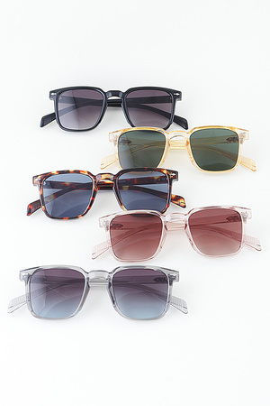Bright Arrow Gradient Box Sunglasses