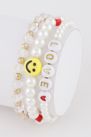 LOVE Beaded Bracelet