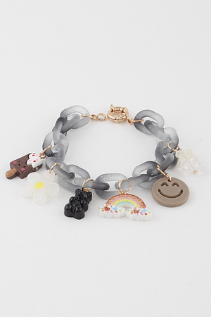 Sweets Charm Chain Bracelet