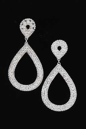 Jeweled Teardrop Earrings