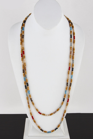 Antique Beaded Statement Necklace 9FBB9