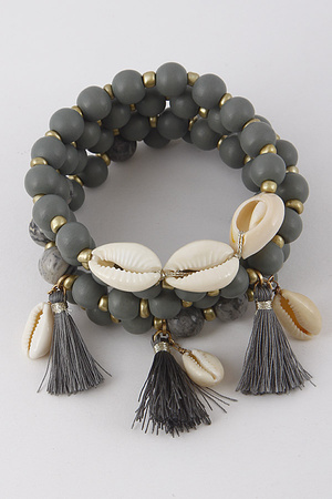 Seashell Beaded Bracelet 9DBB4