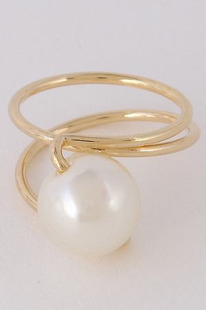 Layered Pearl Detailed Ring 4LBC3