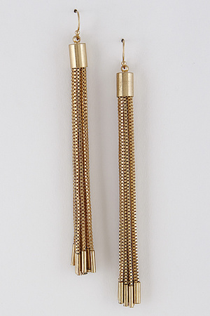 Tassel Metallic Earrings 7FCA5