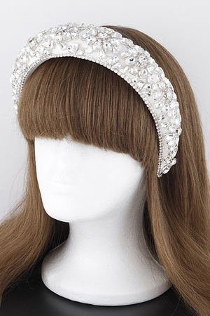 Jeweled Flower Headband