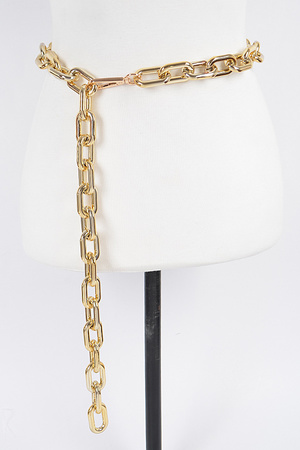Oversized Plus Size Chain Belt