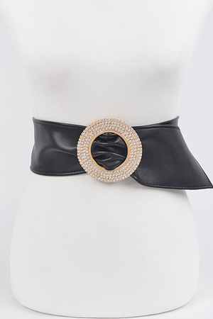 Rhinestone Buckle Plus Size Belt