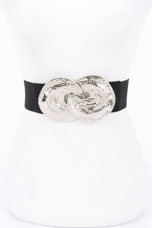Metal Buckle Stretch Plus Size Belt
