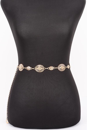 Vintage Metal Chain Plus Size Belt