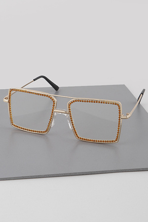 Blue Light Block Jeweled Glasses