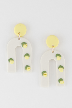 Lemon Arch Earrings