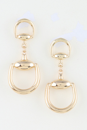 Polished Toggle Drop Earrings