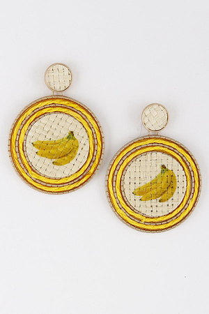 Banana Helix Earrings 9EBA10