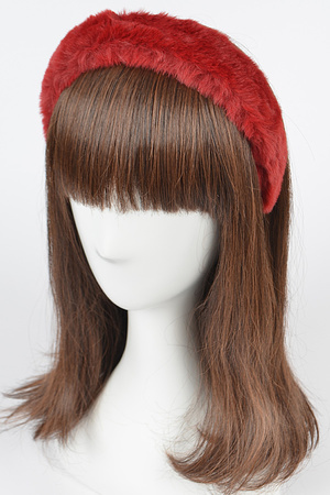 Solid Faux Fur Headband
