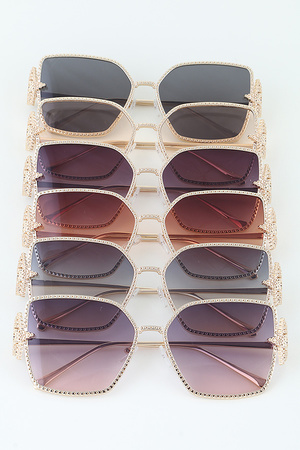 Bedazzled Star Gradient Sunglasses