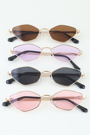 MW Minimal Diamond Cut Sunglasses