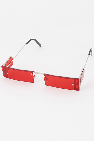 Hidden Frame Rectangular Sunglasses