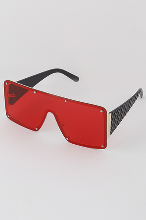 Studded Shield Sunglasses