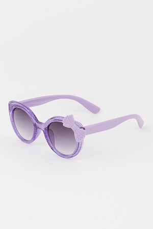 KIDS Glitter Ribbon Cateye Sunglasses