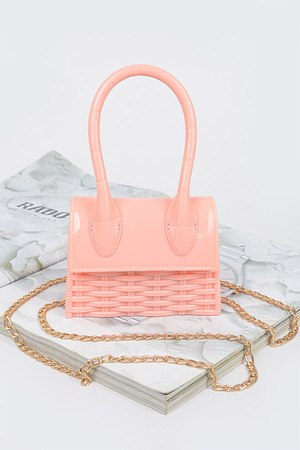 Light Gold Metal Clutch