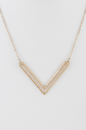 V-shape Pendant Necklace