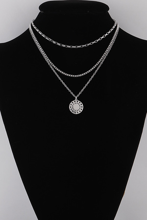 Multi Sun Pendant Necklace