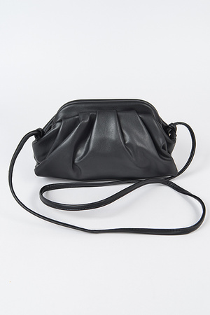 Leather Cross Body Strap Clutch.