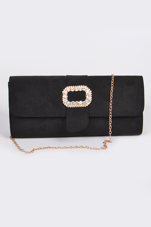 Suede Small Clutch