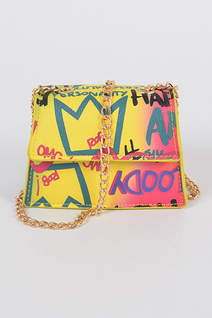 Graffiti Mini Clutch.