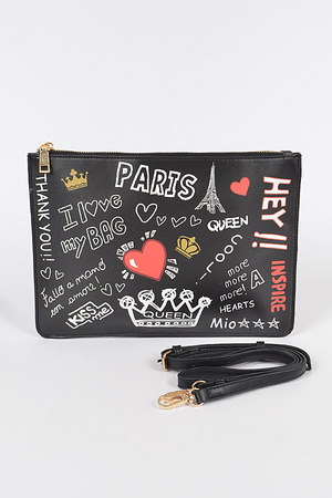 Paris Graffiti Pouch