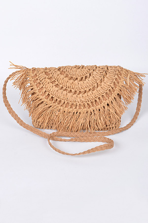 Yes Summer Straw Clutch