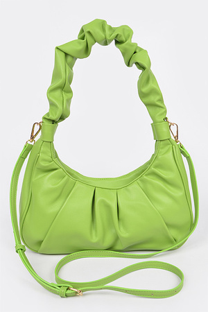 Pleated Simple Shoulder Bag