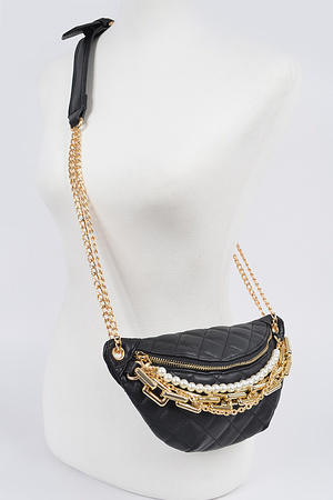 Multi Chain & Pearl Fanny Pack.