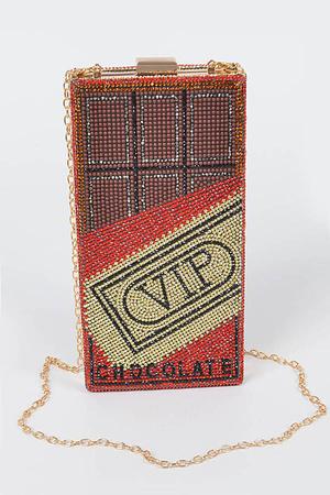 Chocolate Shape Fun Clutch.