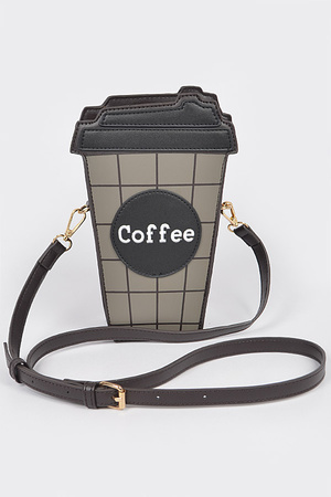 Coffee To Go Fun Clutch.