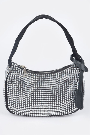 Rhinestone Simple Shoulder Bag