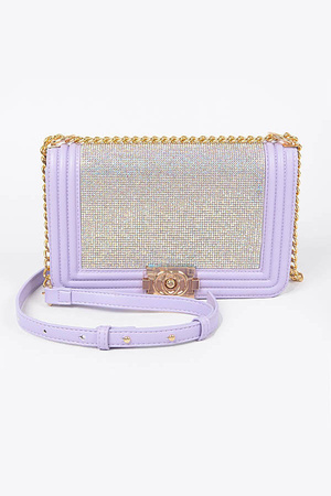 Rhinestone Crossbody Bag