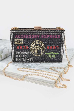 Rhinestone Fashion Express Clutch
