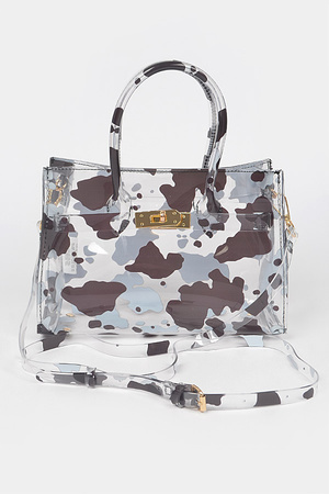 Cow Print Crossbody Bag