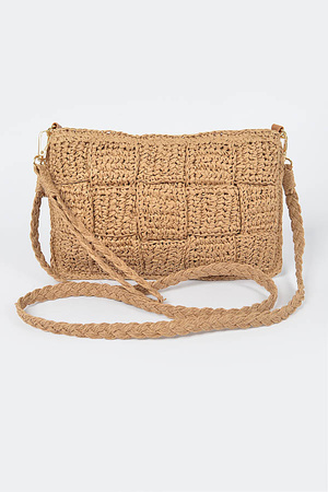 Straw Shoulder Bag