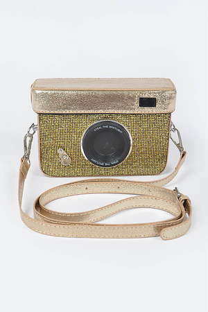 Glitter Camera Bag