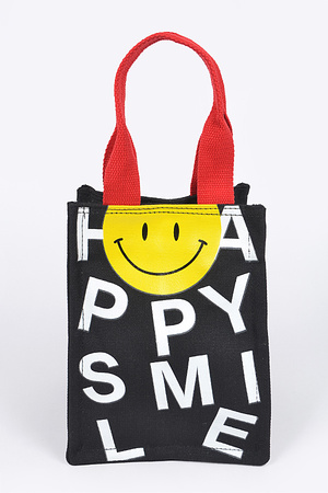 Happy Smile Canvas Bag