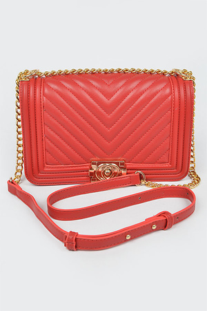 Quilted Chain Shoulder Bag