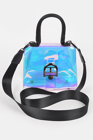 Hologram Transparent Crossbody Bag
