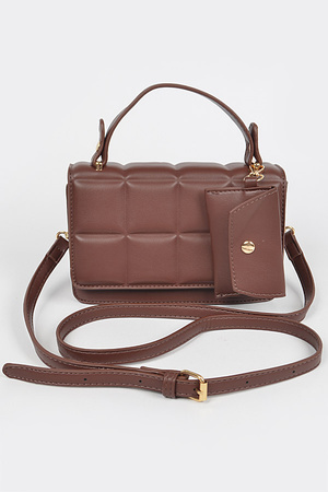 Quilted Top Handle Bag