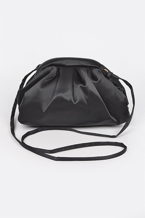 Micro Suede Embossed Clutch Bag