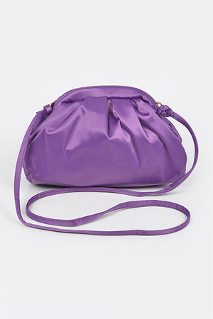 Micro Suede Embossed Clutch Bag