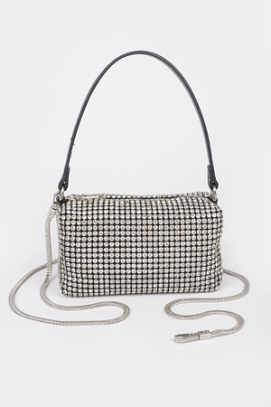 Oversized Rhinestone Clutch