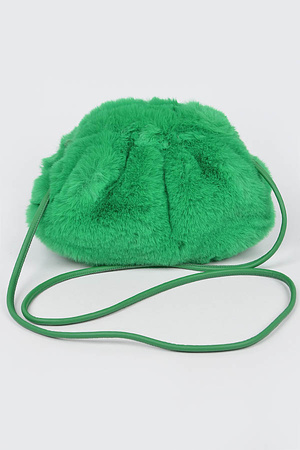 Faux Fur Crossbody Bag