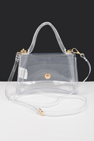 Transparent Top Handle Bag